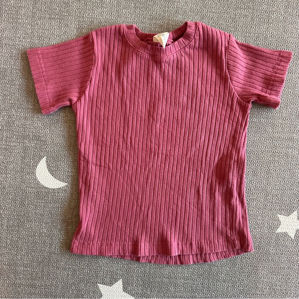 Kate Quinn Ribbed Short Sleeve Tee